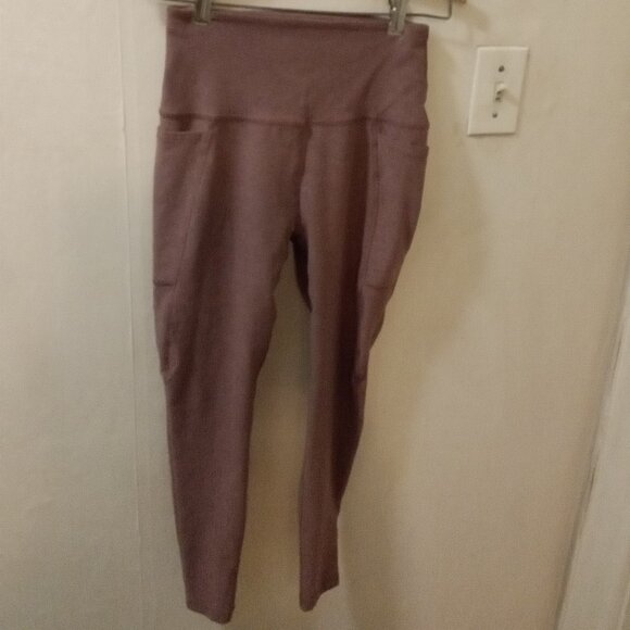 Beyond Yoga Sz M dusty brown/rose Leggings - Picture 5 of 5